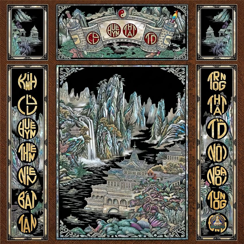 TRANH CỬU HUYỀN THẤT TỔ